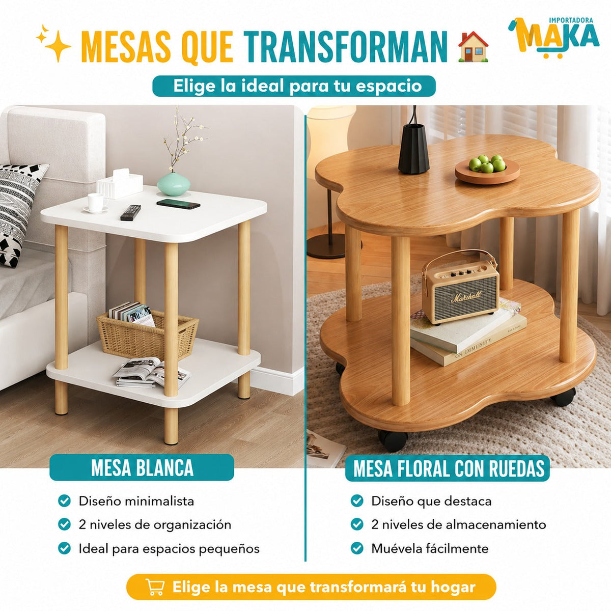 🛒 Elige tu favorita y transforma tu ambiente.