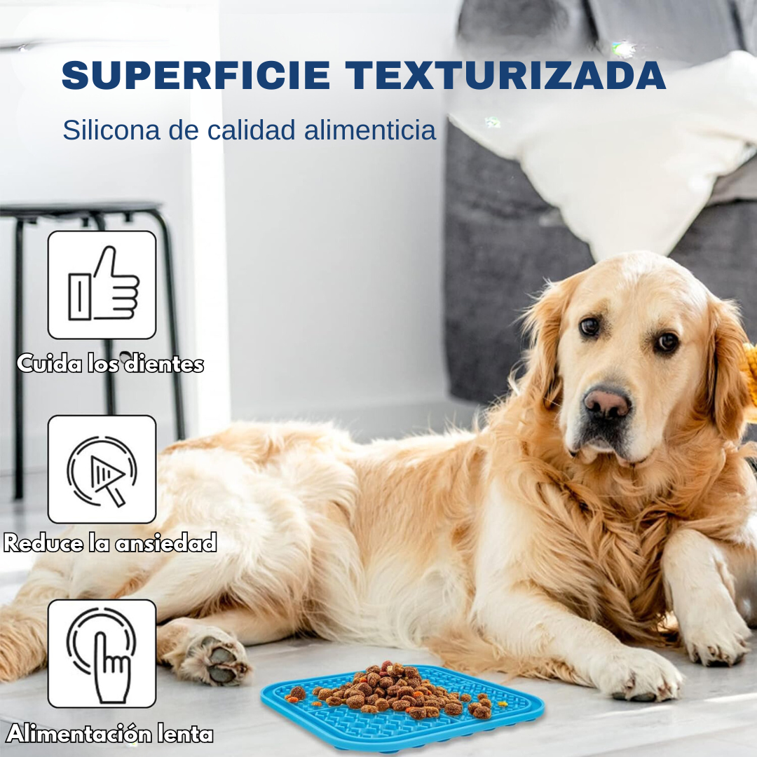 Tapete Anti Estrés Ansiedad Lickmat Lamer Snack Perro Gato