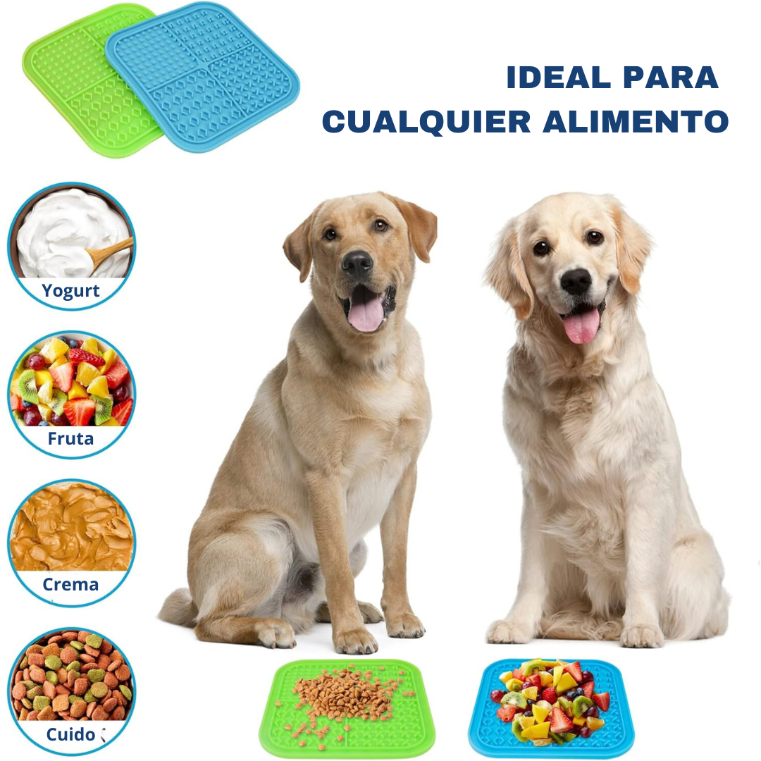 Tapete Anti Estrés Ansiedad Lickmat Lamer Snack Perro Gato