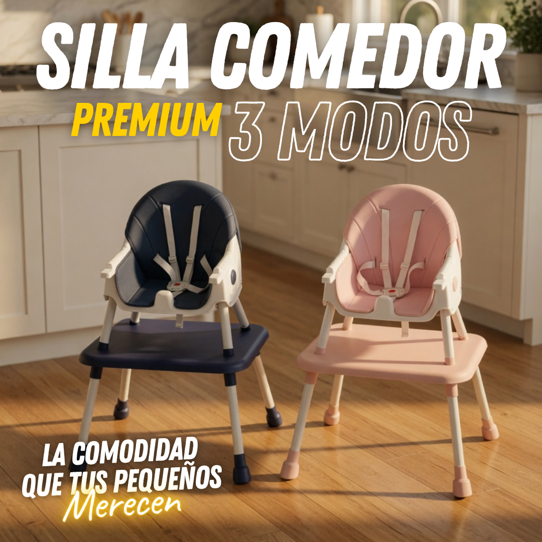 👶 Silla Comedor Evolutiva: Come, Juega y Aprende + 🎨 Cuaderno Mágico Gratis