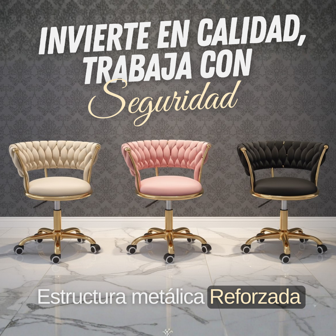 Silla de Lujo con Diseño de Mármol