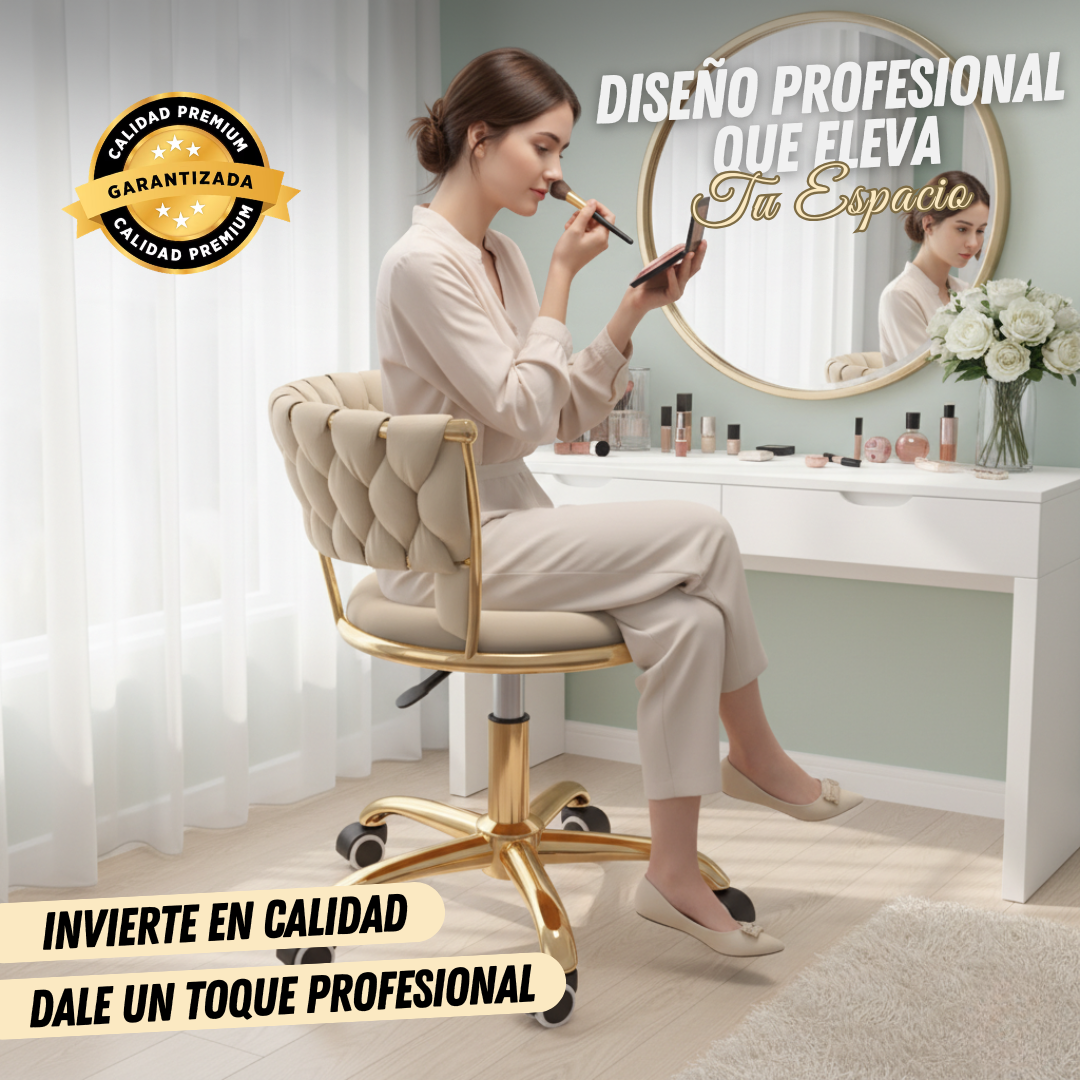 Silla de Lujo con Diseño de Mármol