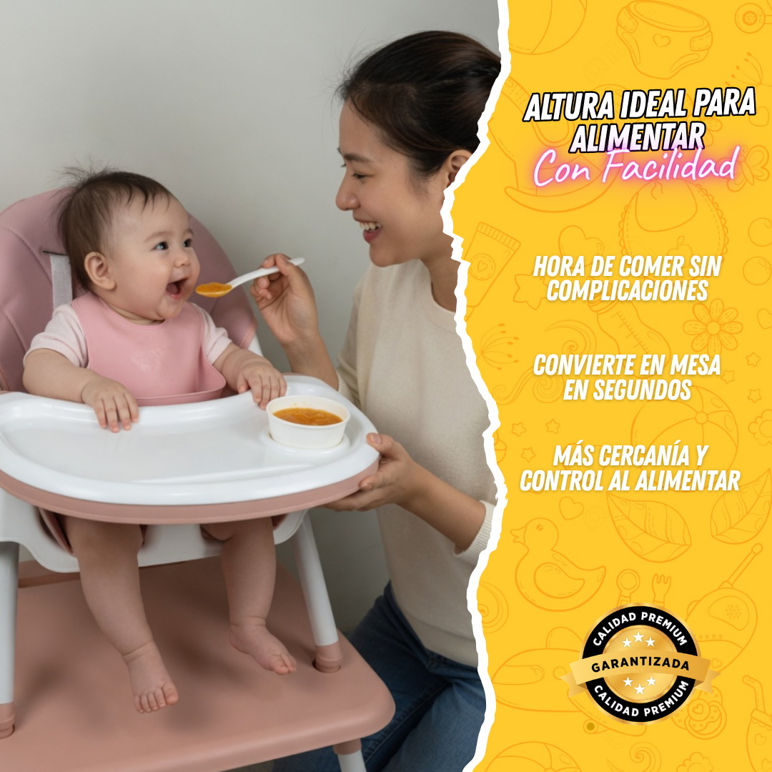 👶 Silla Comedor Evolutiva: Come, Juega y Aprende + 🎨 Cuaderno Mágico Gratis