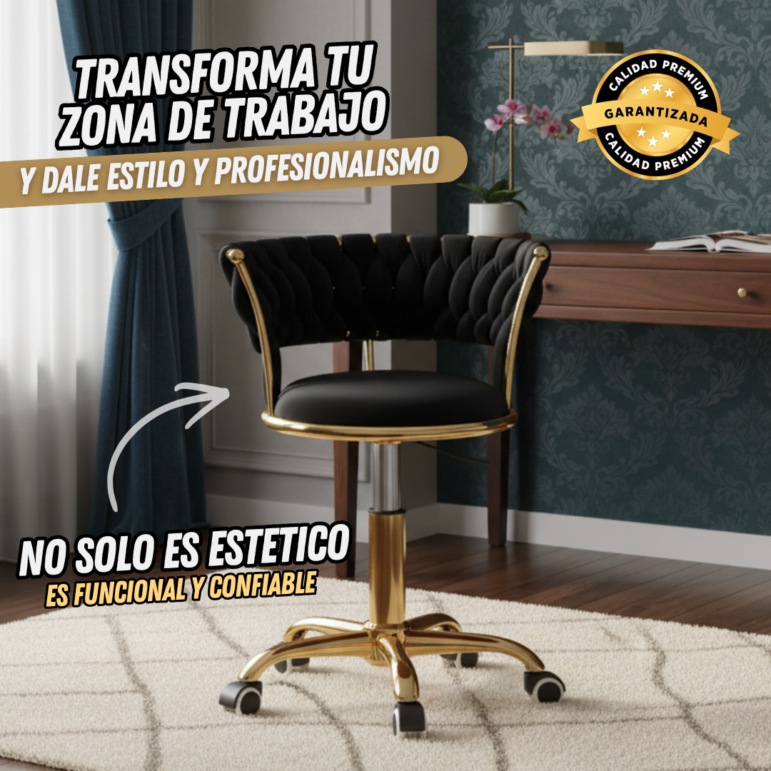 Silla de Lujo con Diseño de Mármol