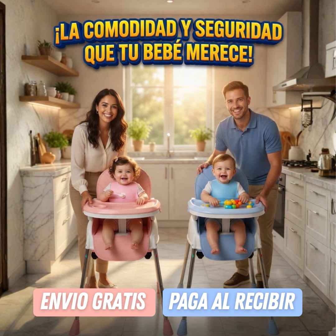 Silla Multifuncional para Bebé 4 en 1: Acompaña Cada Etapa