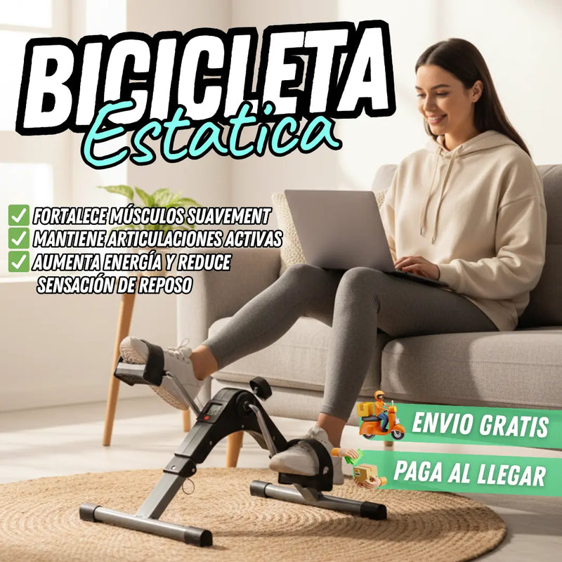 Mini Bicicleta Estática Ejercitador A Pedal Portátil Original - imagen 4