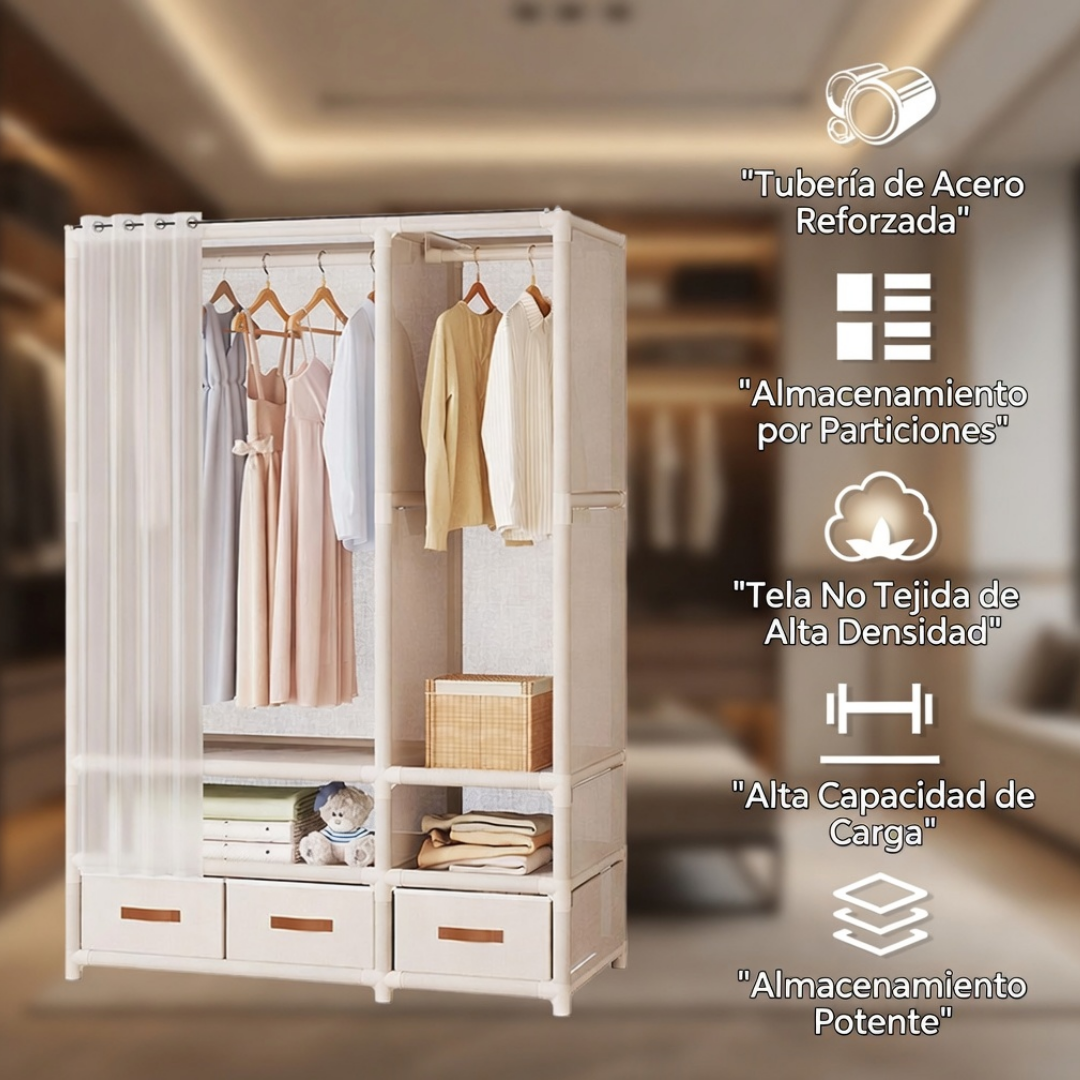 🔥 Armario Organizador Premium Wayon – 3 Cajones, Amplio Espacio, Estructura Reforzada y Fácil Montaje