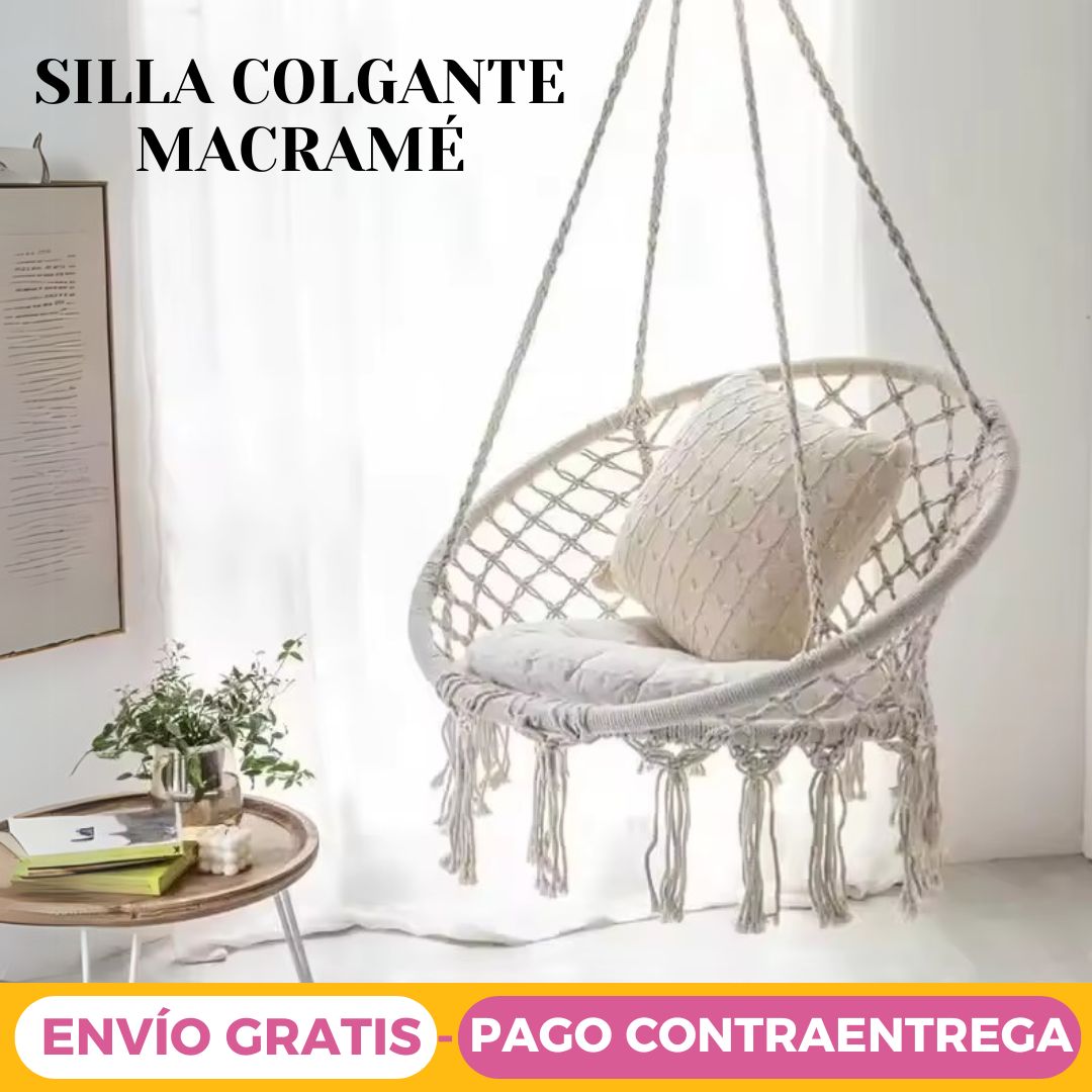 Silla Hamaca Colgante Tipo Columpio