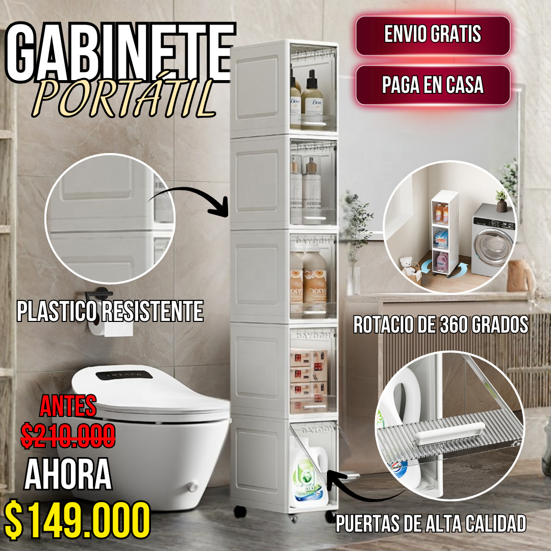 Organizador 5 Niveles – Ahorra Espacio con Ruedas