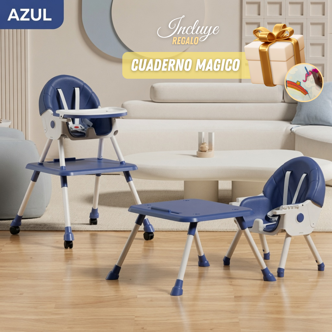 👶 Silla Comedor Evolutiva: Come, Juega y Aprende + 🎨 Cuaderno Mágico Gratis