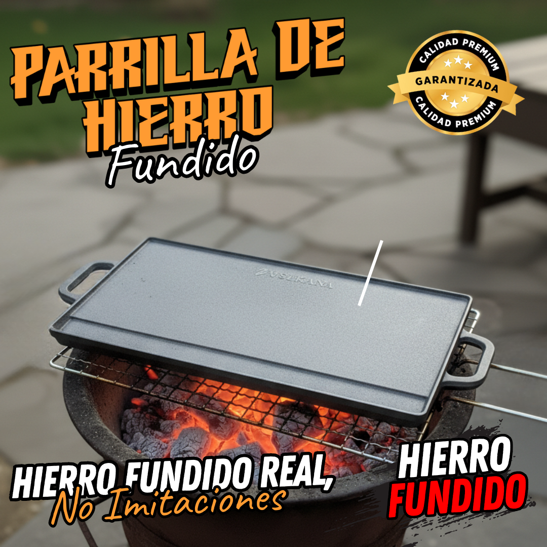 PARRILLA DE HIERRO FUNDIDO