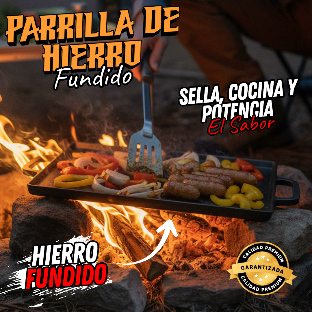 PARRILLA DE HIERRO FUNDIDO