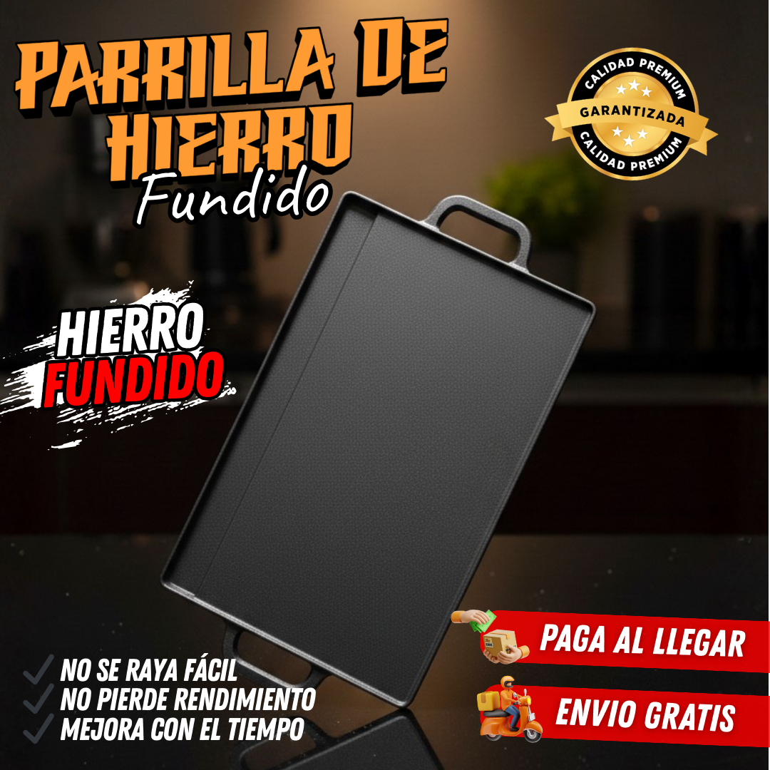 PARRILLA DE HIERRO FUNDIDO