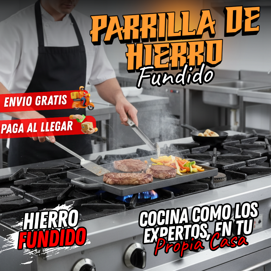 PARRILLA DE HIERRO FUNDIDO