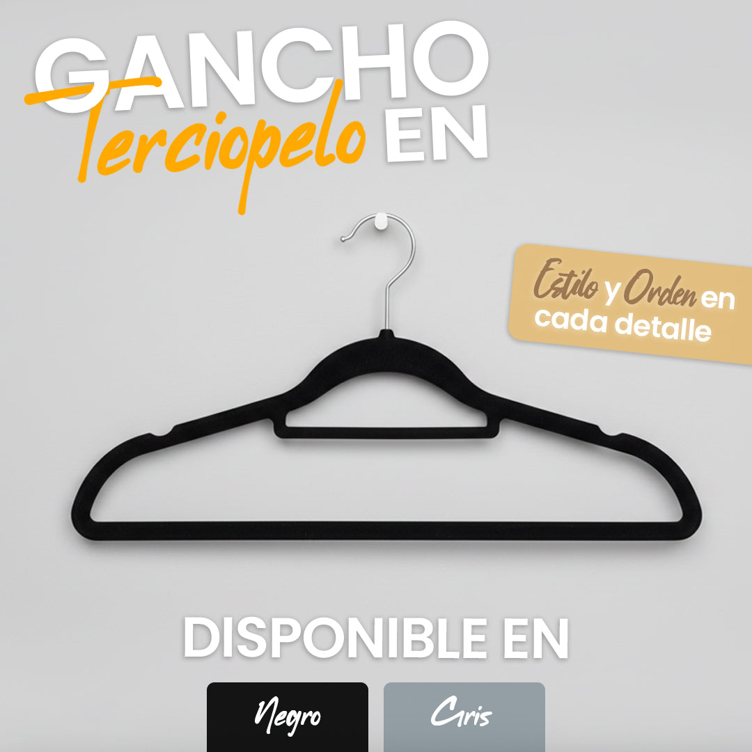 Ganchos de Terciopelo Premium X30 unidades