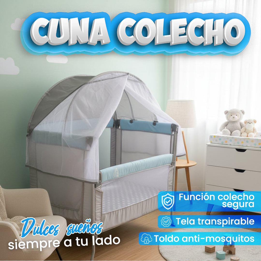 Cuna Colecho para Bebé Ajustable a corral Polartino®