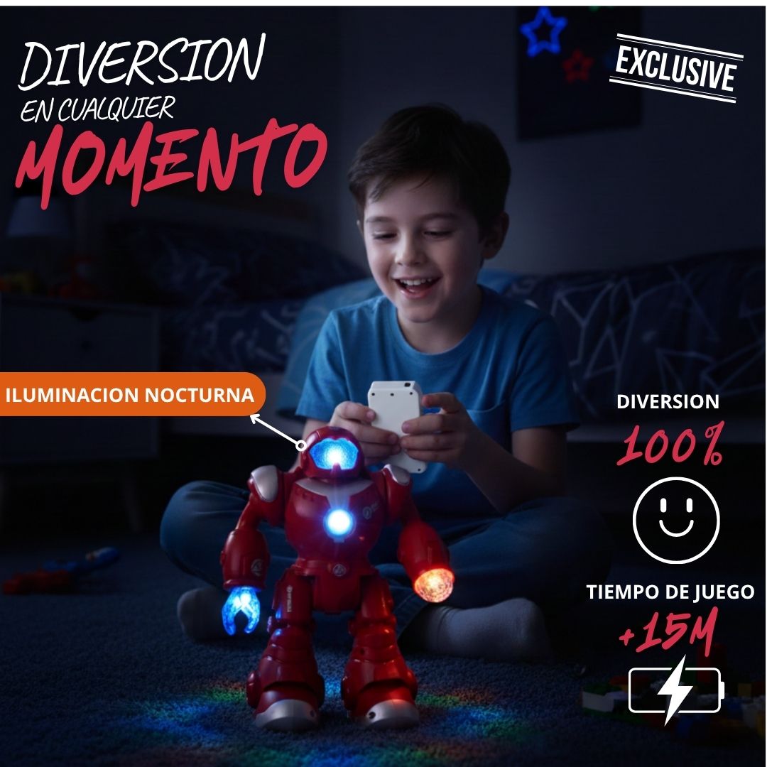 Robot Control Remoto Con Luces