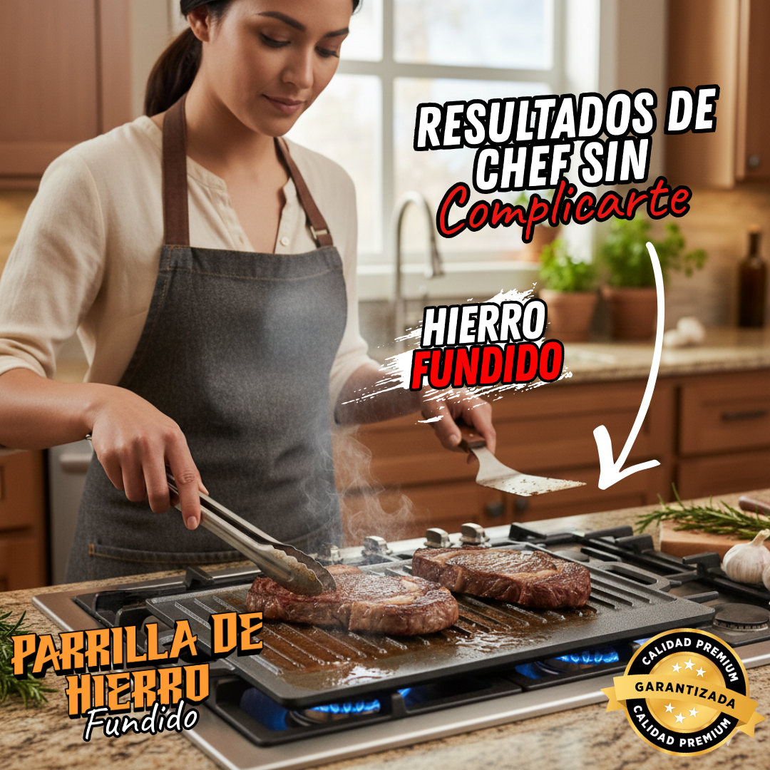 PARRILLA DE HIERRO FUNDIDO
