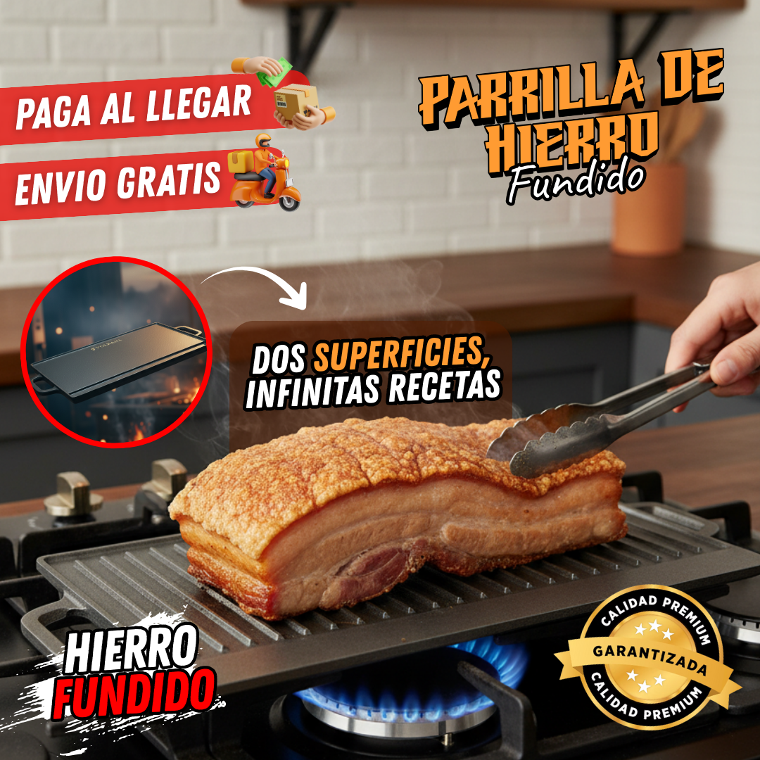 PARRILLA DE HIERRO FUNDIDO