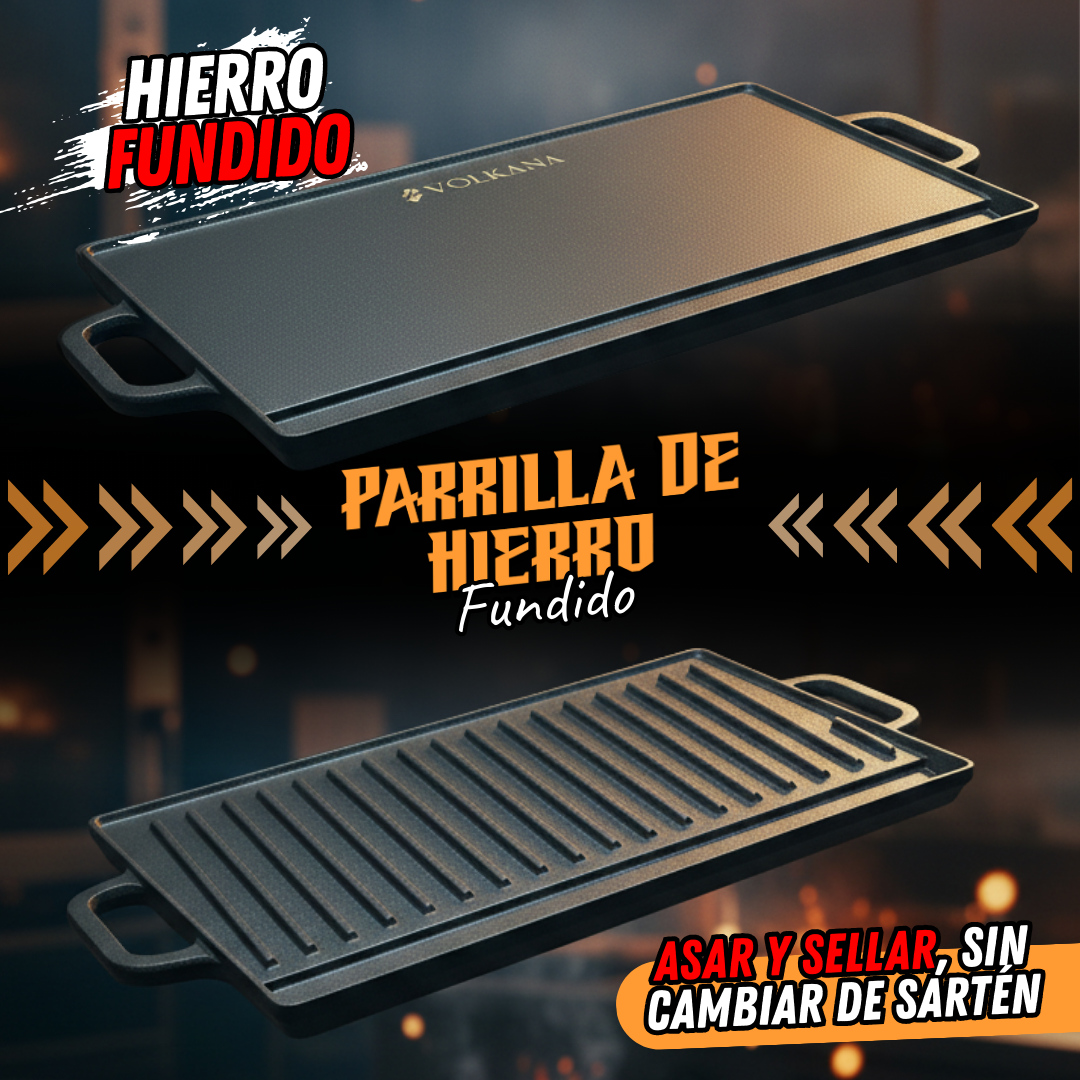 PARRILLA DE HIERRO FUNDIDO