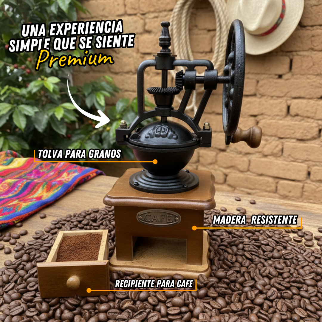 Molinillo de Café con Estilo Clásico