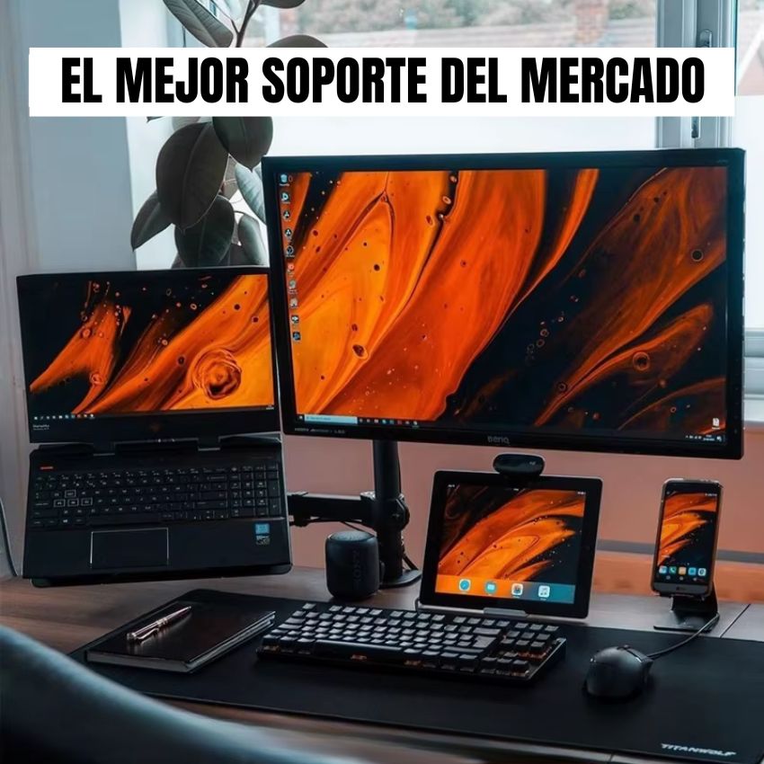 Brazo Ergonomus Para Portátil Doble ͭ