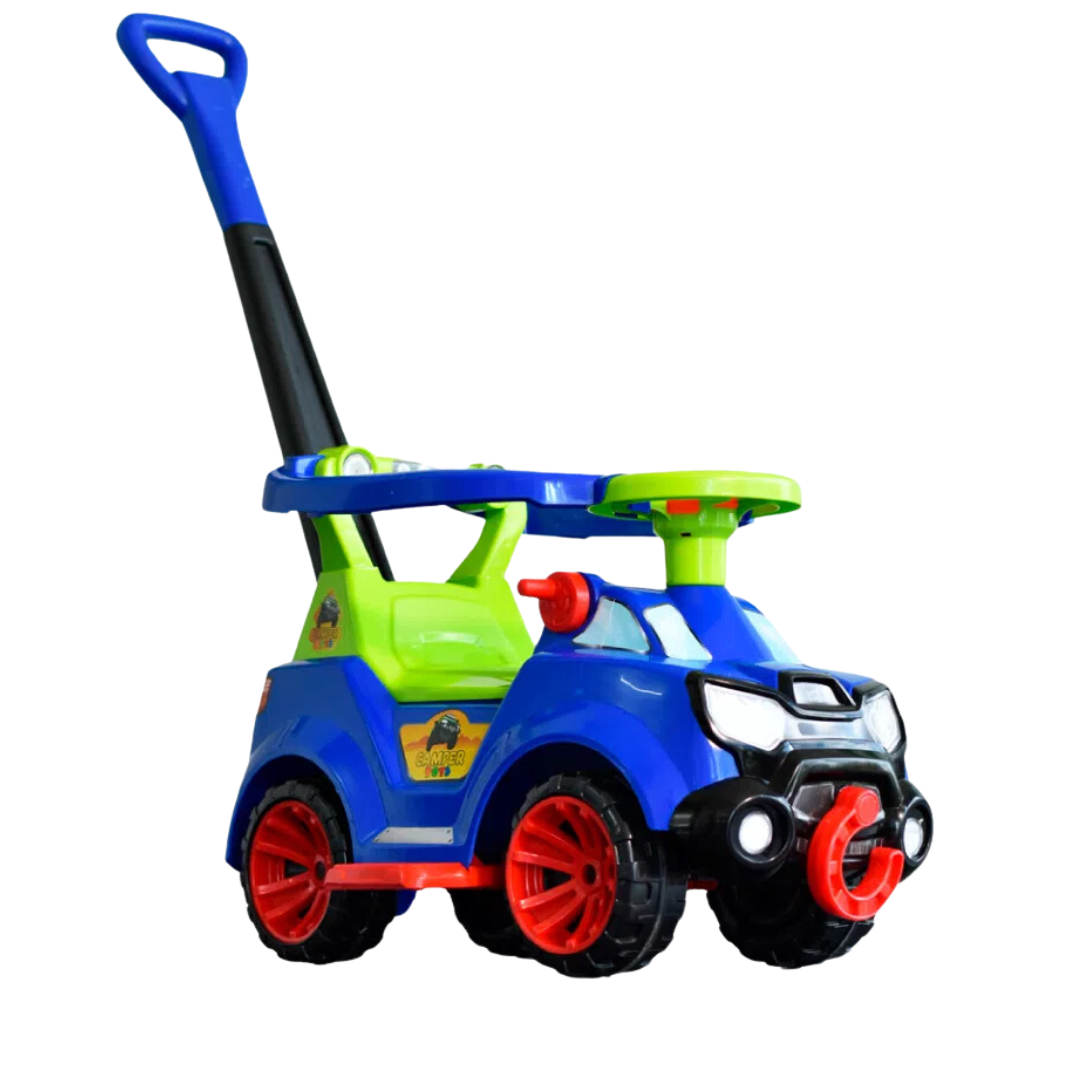Carrito Infantil 3 En 1: Caminador, Paseador y montable