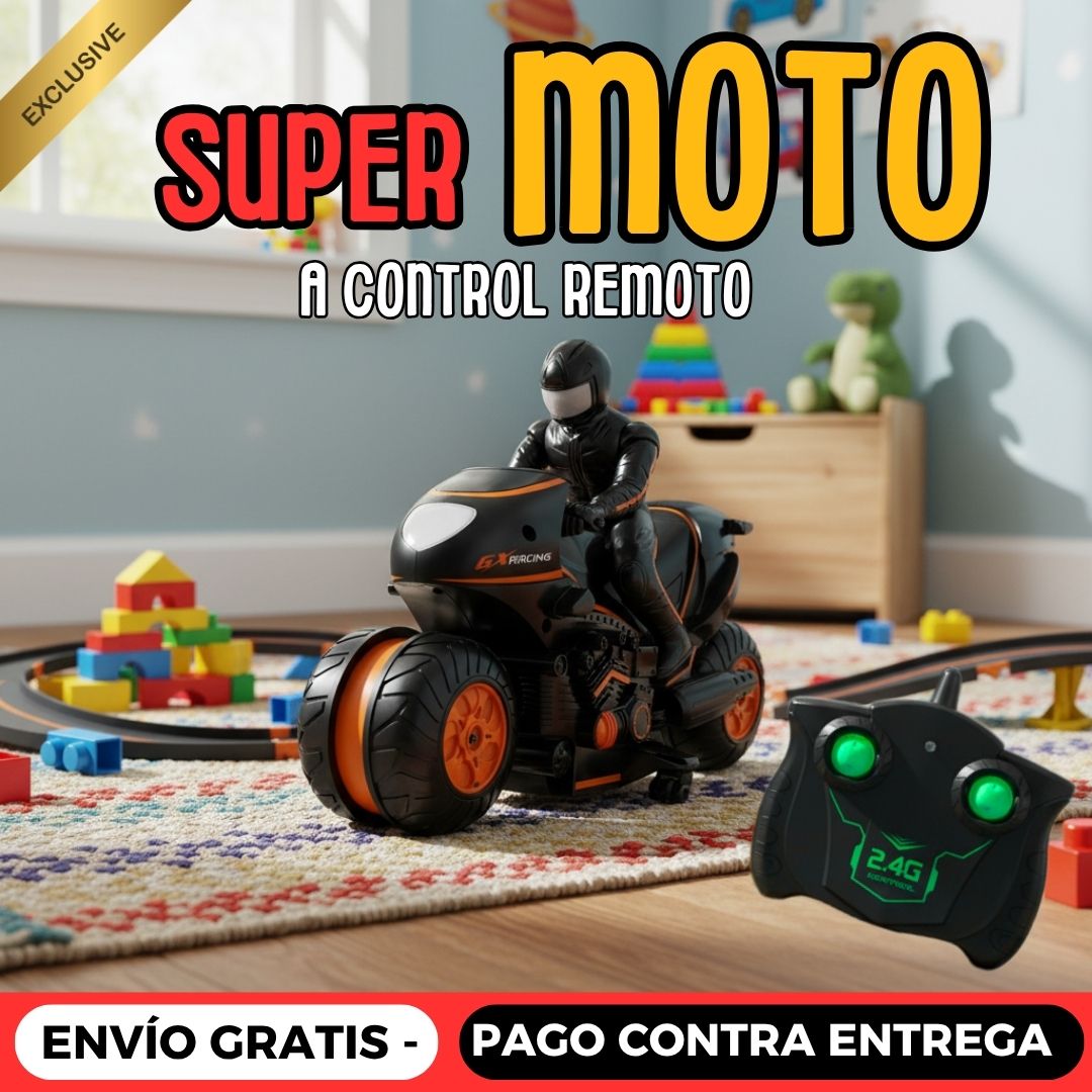 Moto a control Remoto Con llantas 360°