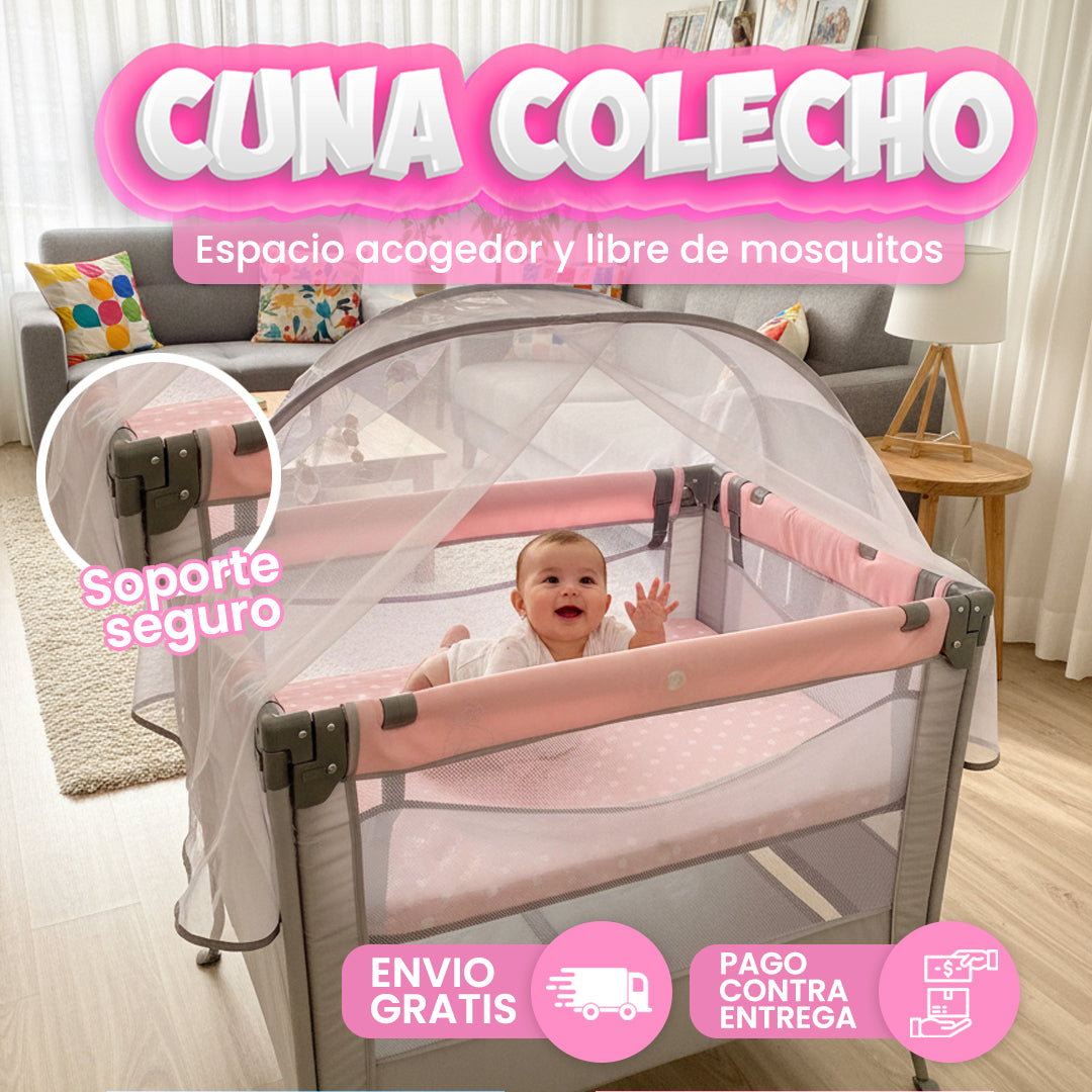 Cuna Colecho para Bebé Ajustable a corral Polartino®