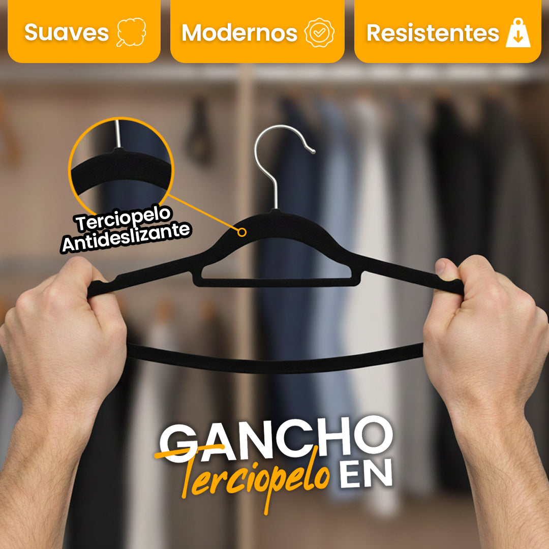 Ganchos de Terciopelo Premium X30 unidades