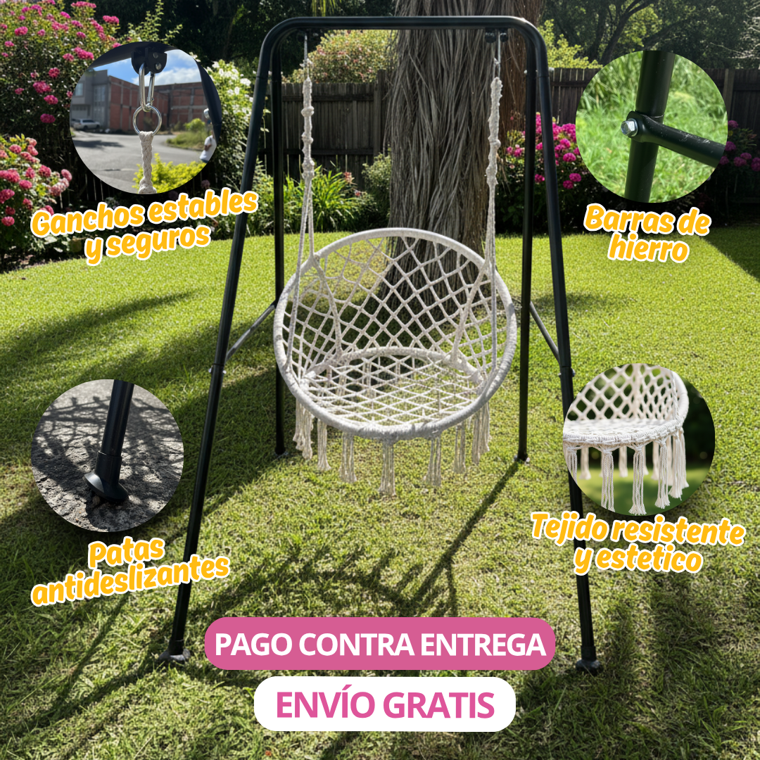 Soporte para Silla Hamaca Tipo Columpio
