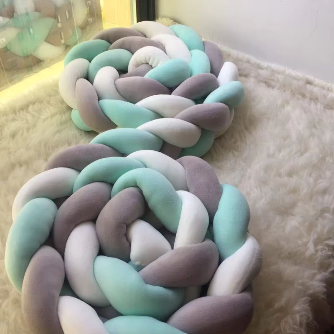 Cojín Trenza Para Cuna de bebé UNISEX