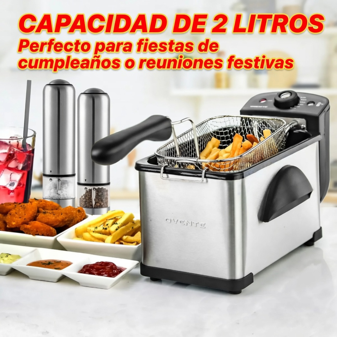 Freidora Eléctrica Profesional 3L – 1400w TT