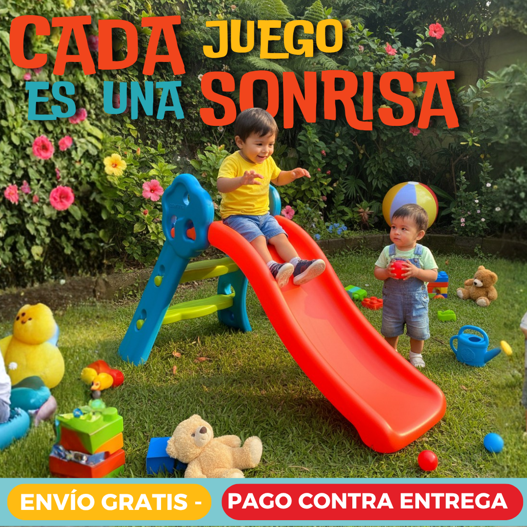 Deslizadero Infantíl Plegable Rodadero