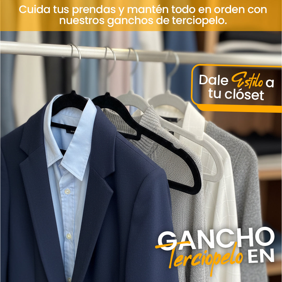 Ganchos de Terciopelo Premium X30 unidades