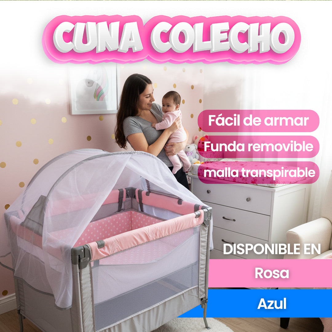 Cuna Colecho para Bebé Ajustable a corral Polartino®