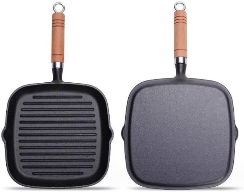 Sartén de Hierro Cuadrado Para Carnes