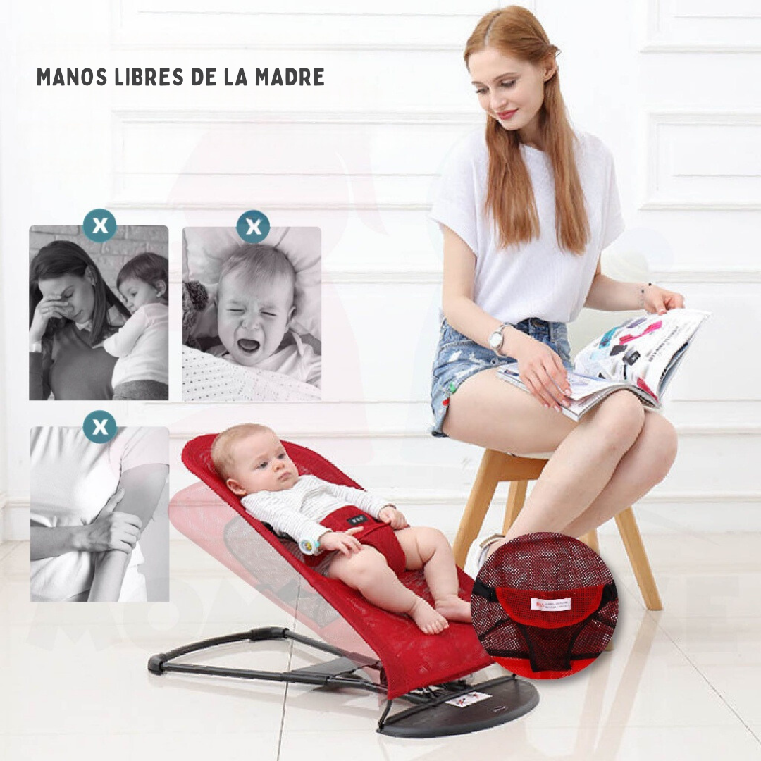 Silla Mecedora Para Bebé Con Altura Ajustable