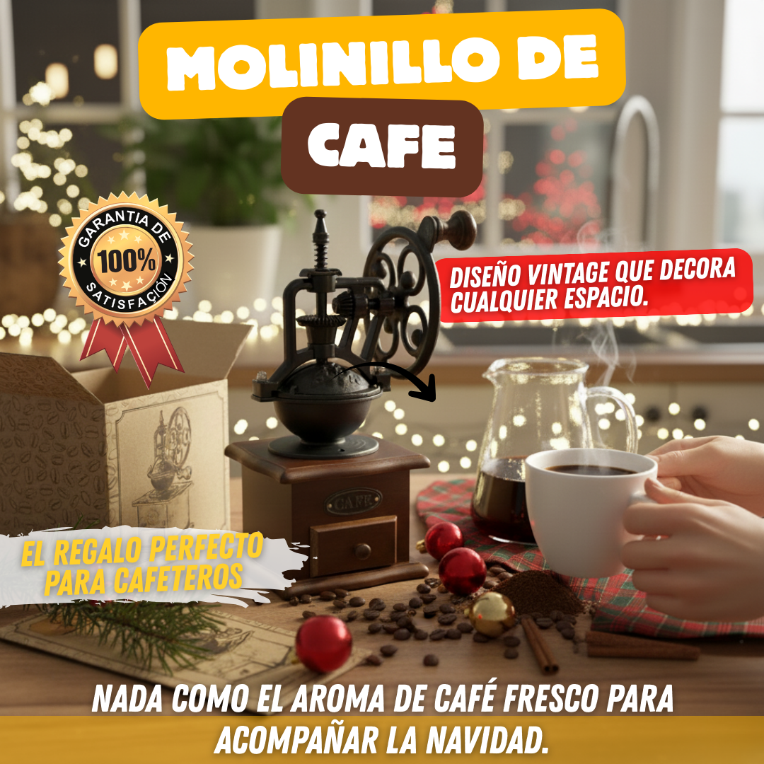 Molinillo de Café con Estilo Clásico
