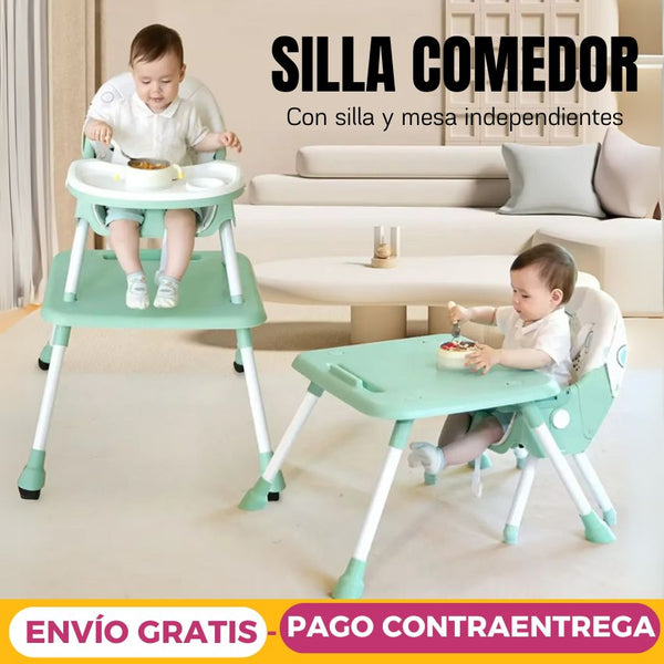 👶 Silla Comedor Evolutiva: Come, Juega y Aprende + 🎨 Cuaderno Mágico Gratis