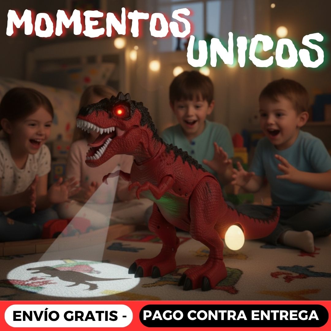 Dinosaurio Juguete Sonido Luces Y Movimiento