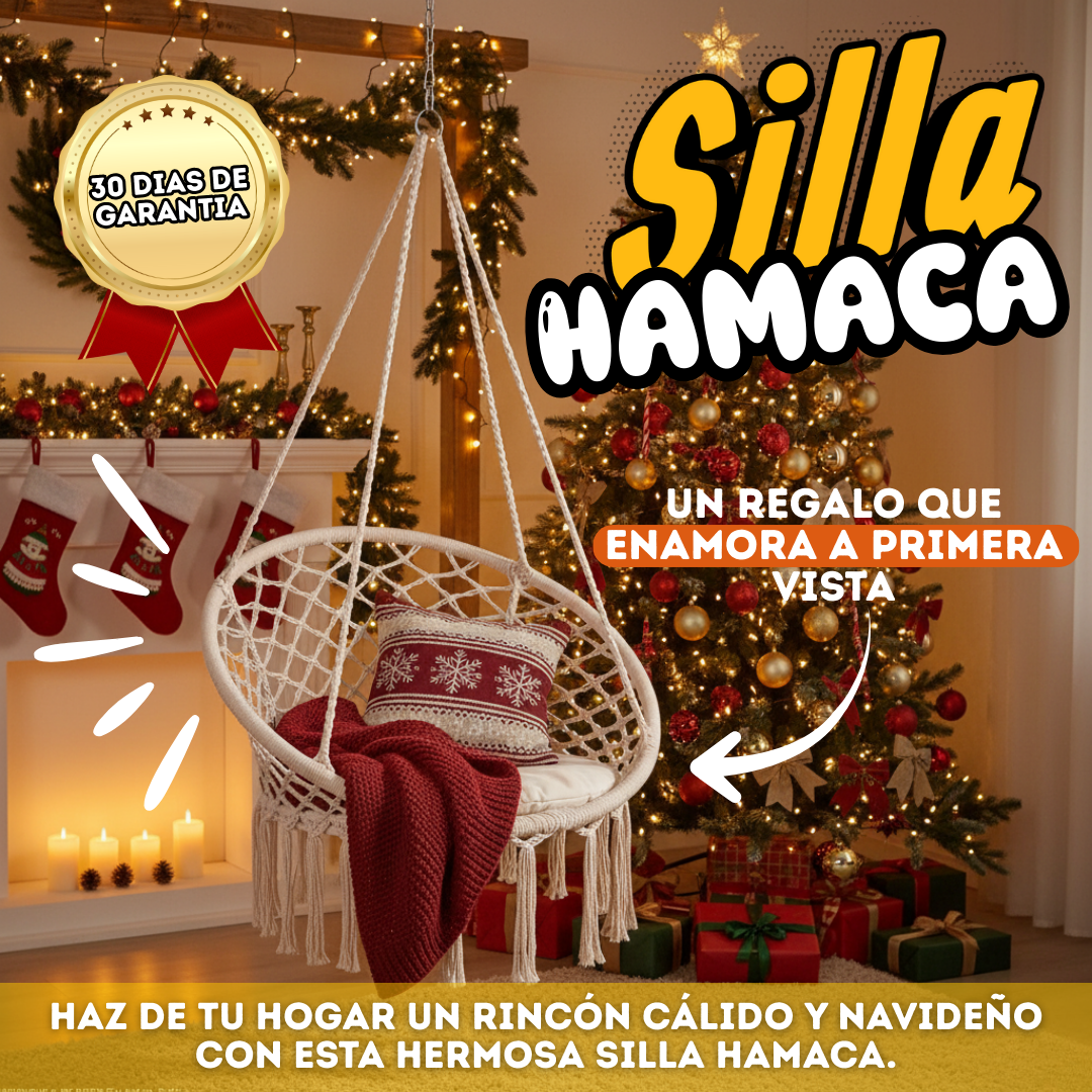Silla Hamaca Colgante Tipo Columpio