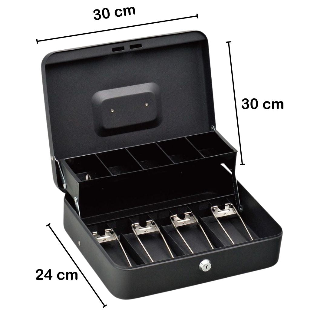 Caja de almacenamiento de efectivo con cerradura