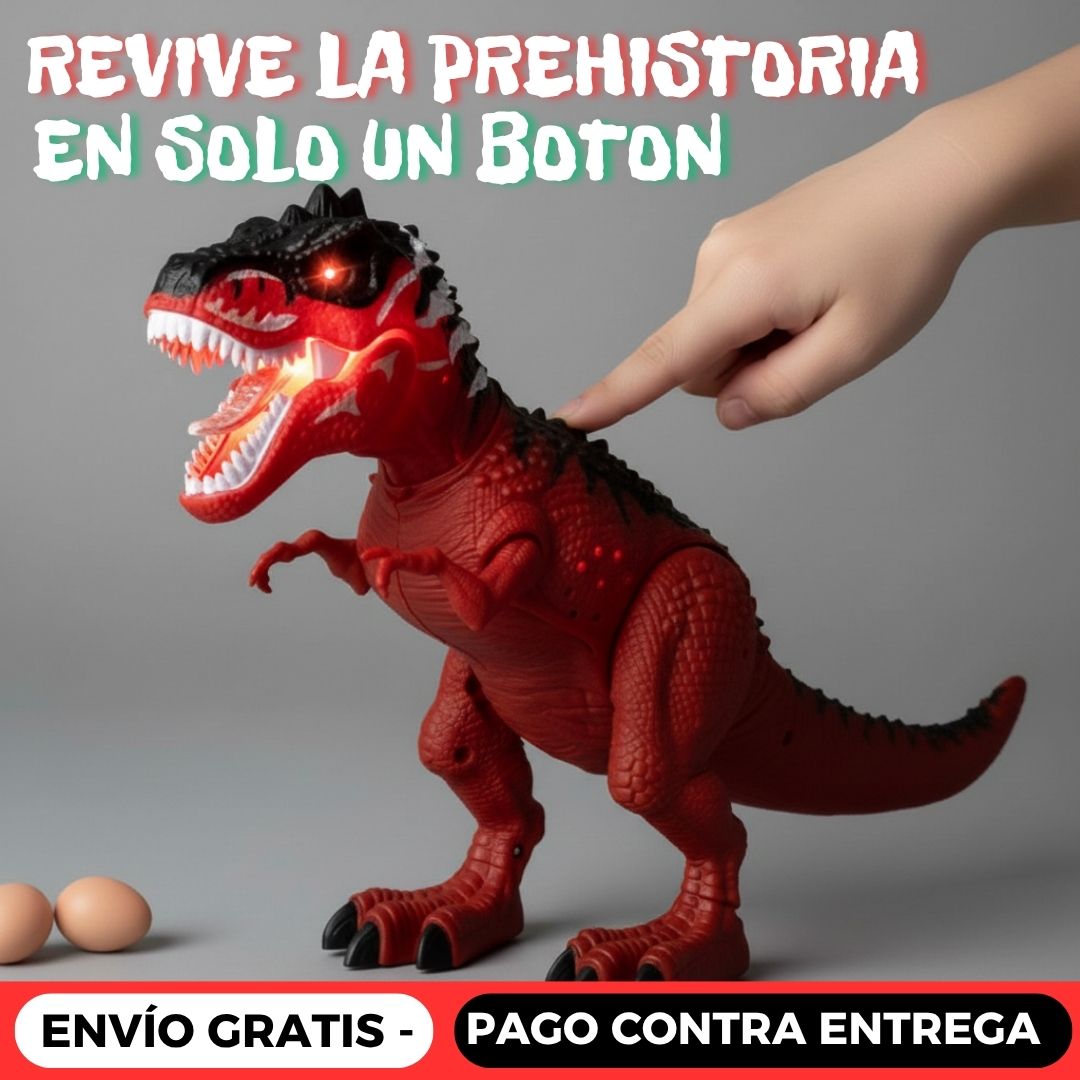 Dinosaurio Juguete Sonido Luces Y Movimiento