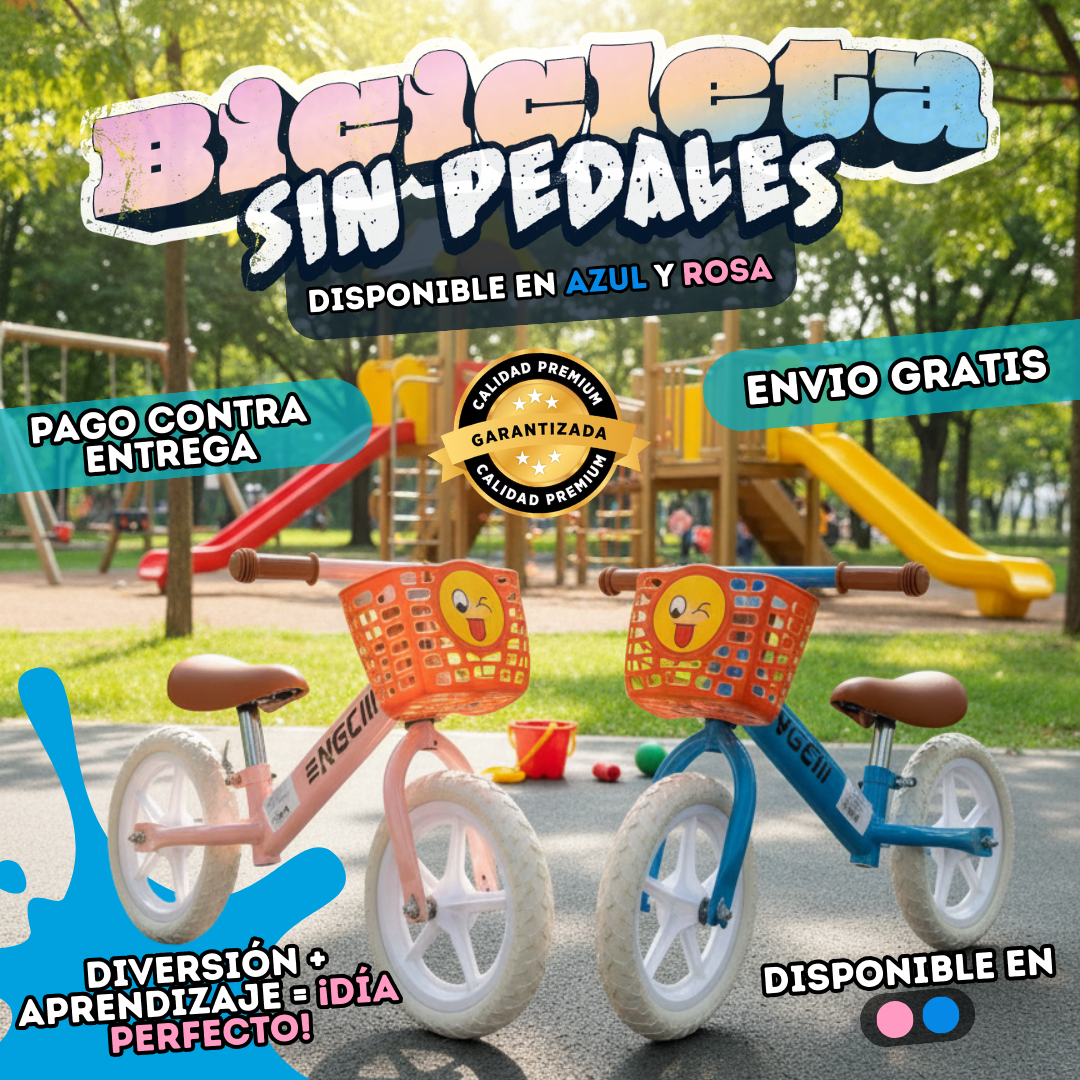 Bicicleta Corre Pasillos sin Pedales