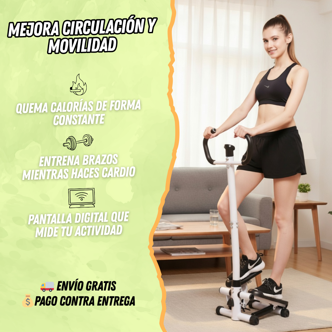 Stepper Activa Tu Cuerpo 2 en 1 🔥💪 (Piernas + Brazos en Casa 🏠✨)