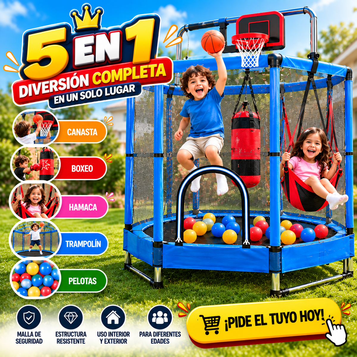TRAMPOLIN ROJO