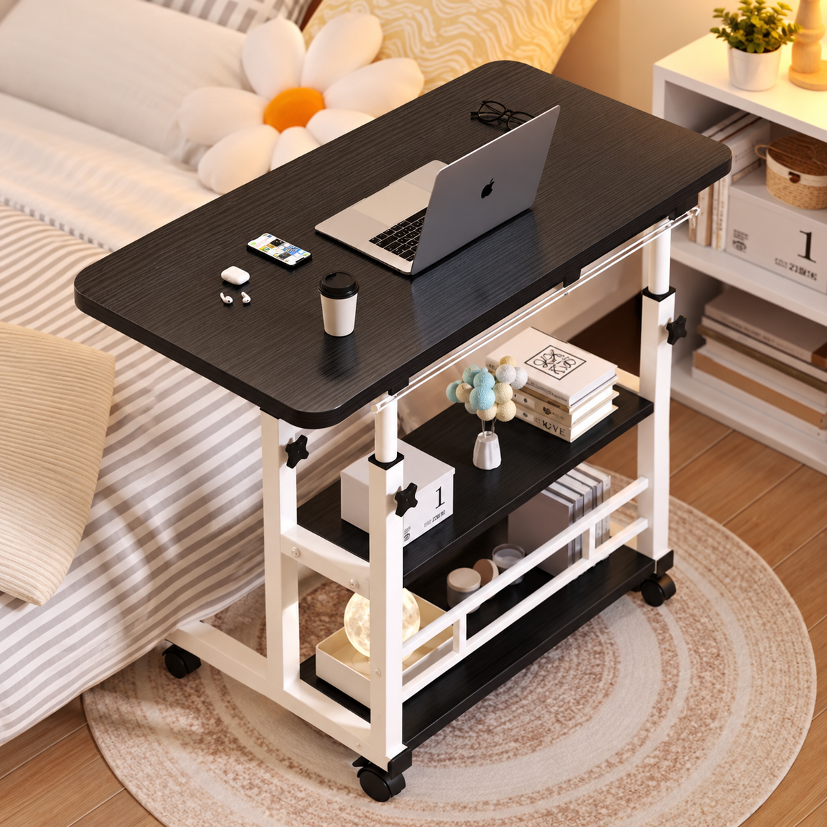 Mesa Plegable de Madera – Altura Regulable Inteligente TT