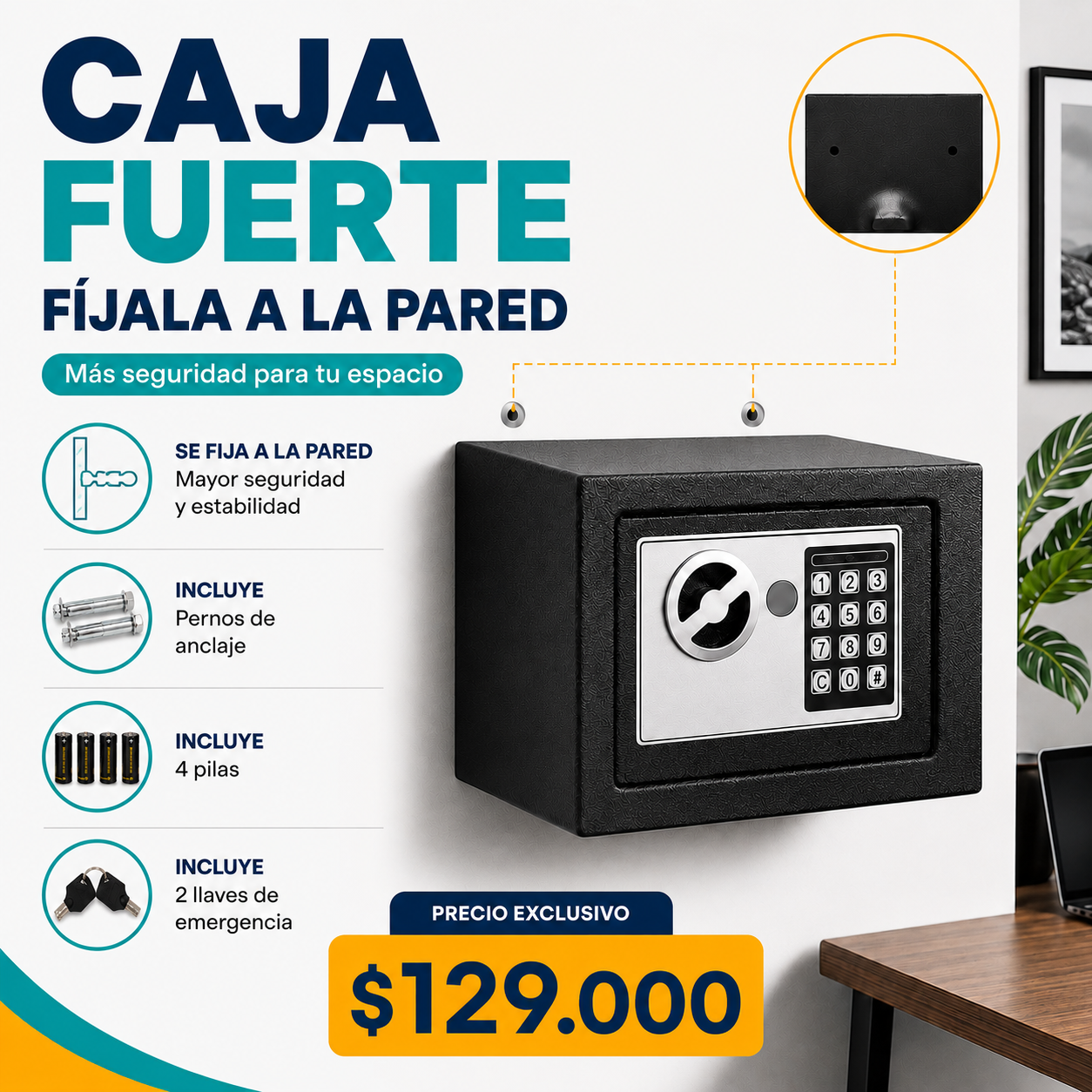 Caja Fuerte De Seguridad Digital