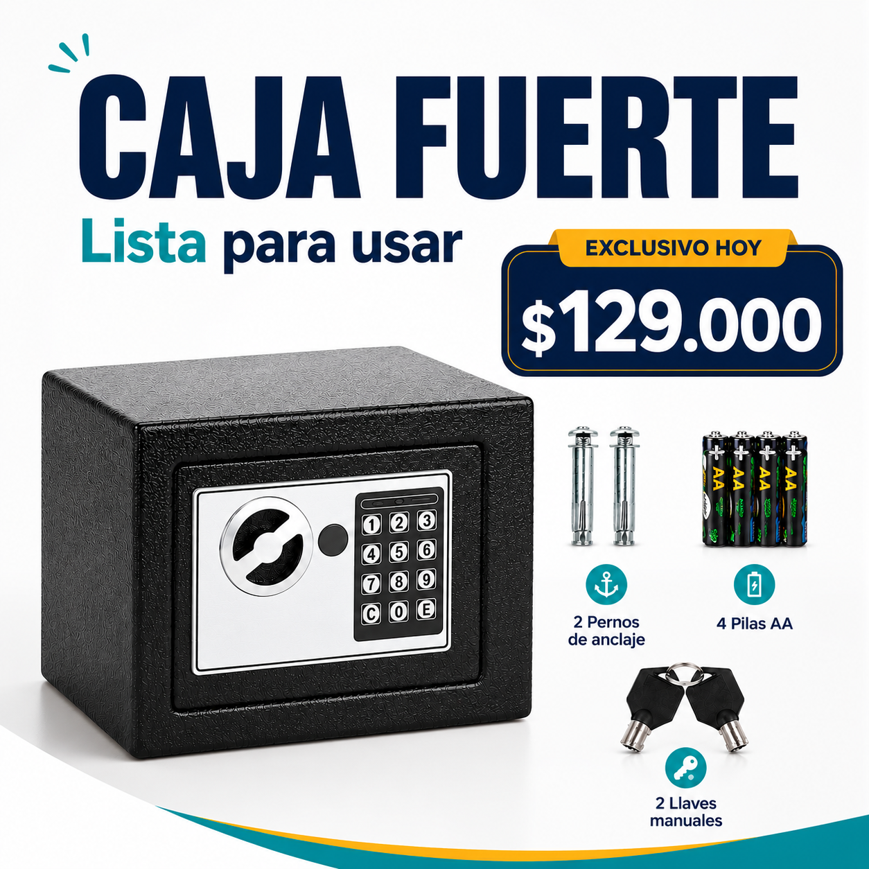 Caja Fuerte De Seguridad Digital TT